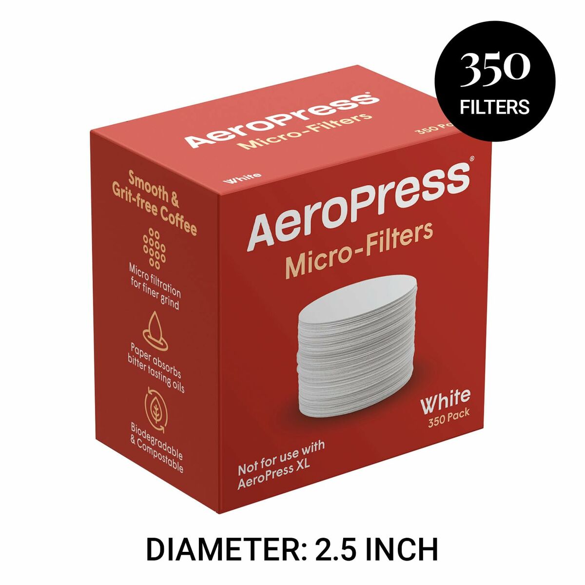 Filtros de café desechables Aeropress 81R24