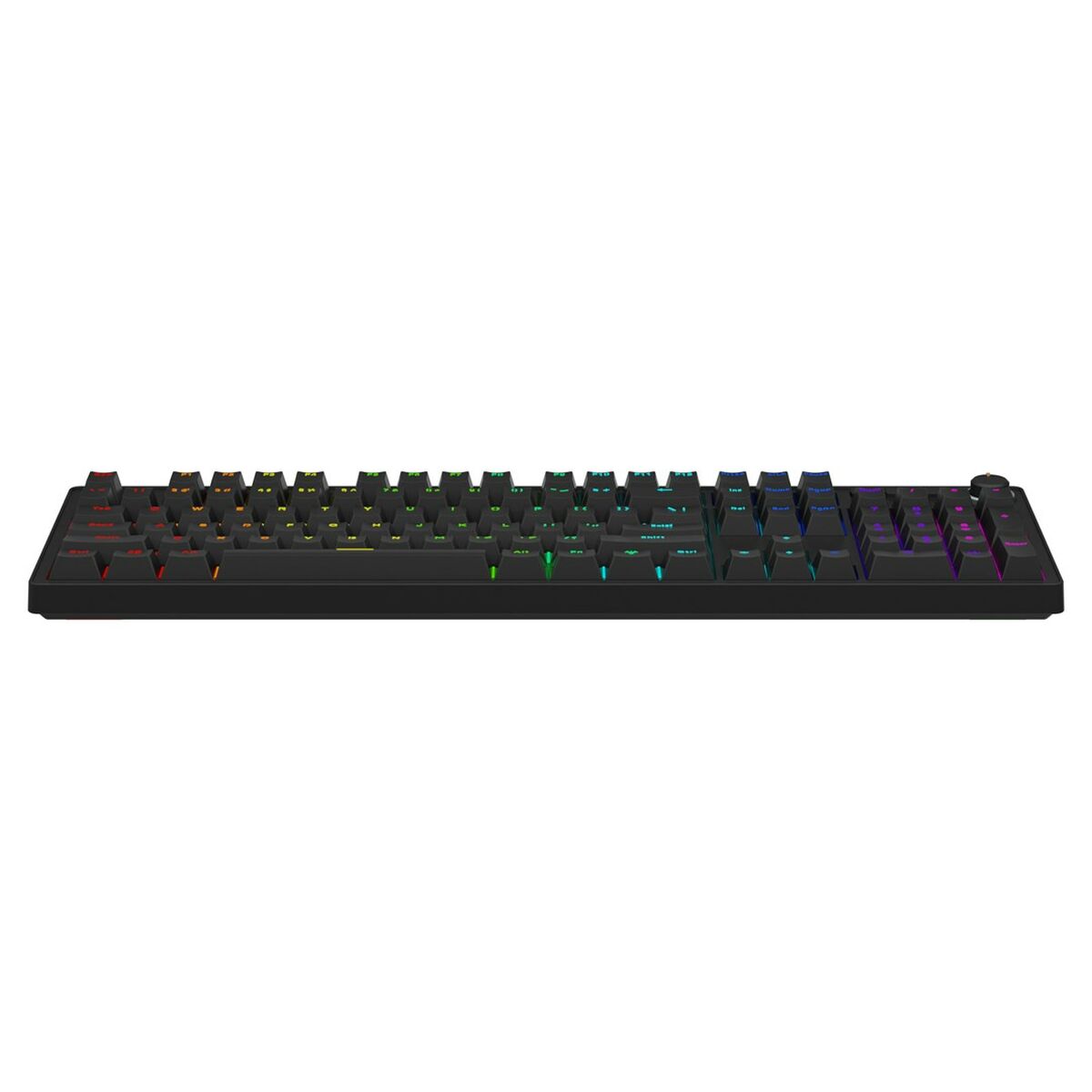 Teclado Savio STYX BROWN Negro Multicolor Qwerty US QZERTY