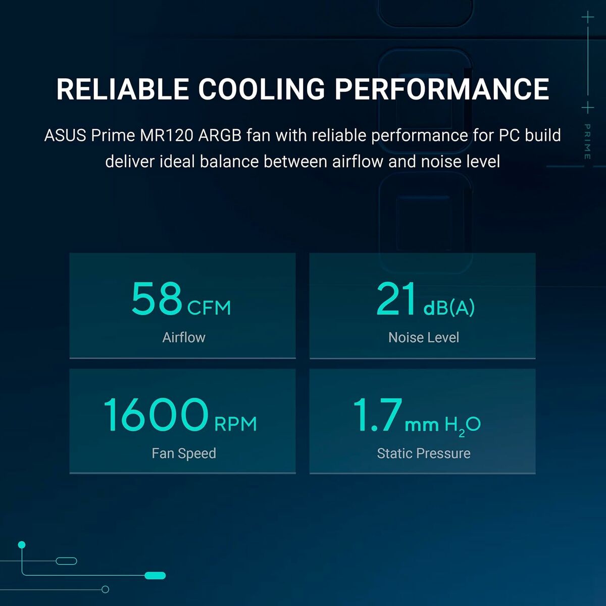 Ventilador de Caja Asus 90DA00I3-B09000 Ø 12 cm (1 unidad)