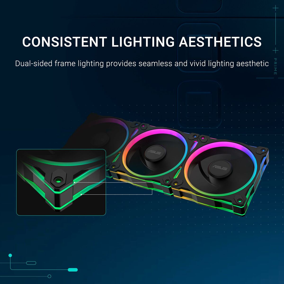 Ventilador de Caja Asus 90DA00I0-B09020 Ø 12 cm (3 Unidades)