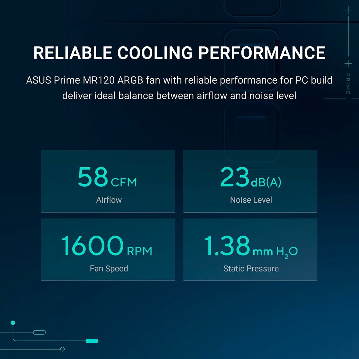 Ventilador de Caja Asus 90DA00L3-B09000 Ø 12 cm (1 unidad)