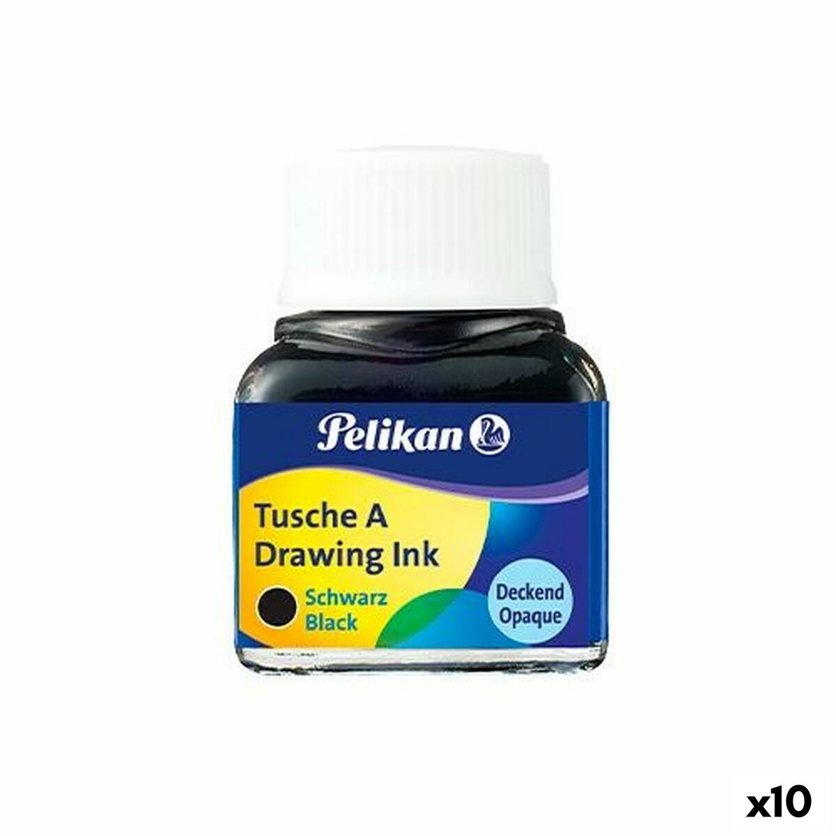 Tinta Pelikan Nº17 Negro 10 ml (10 Unidades)