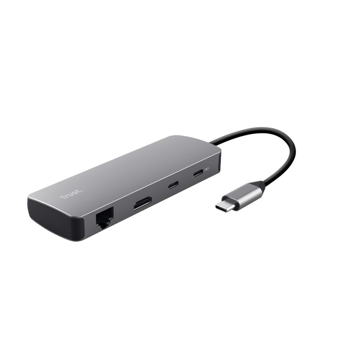 Hub USB Trust 25672 Gris