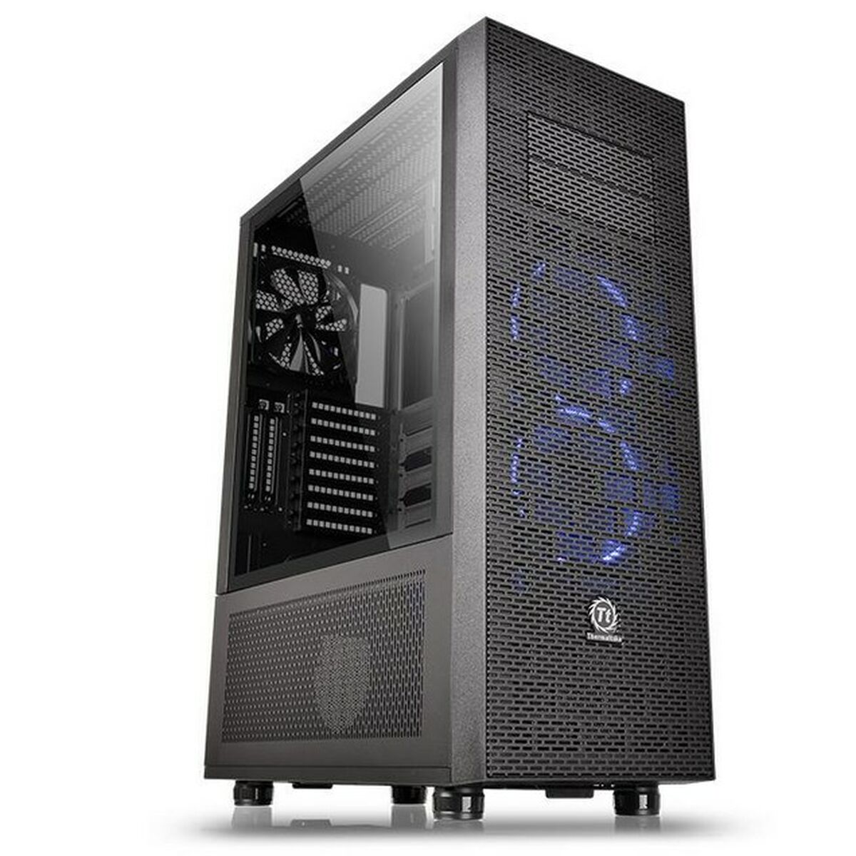 Caja Semitorre ATX THERMALTAKE CA-1F8-00M1WN-02 Azul Negro