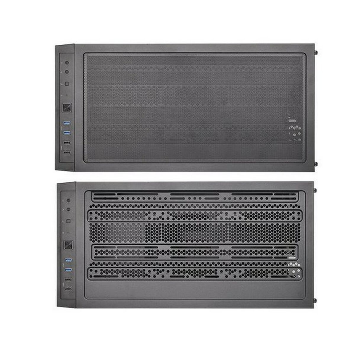 Caja Semitorre ATX THERMALTAKE CA-1F8-00M1WN-02 Azul Negro