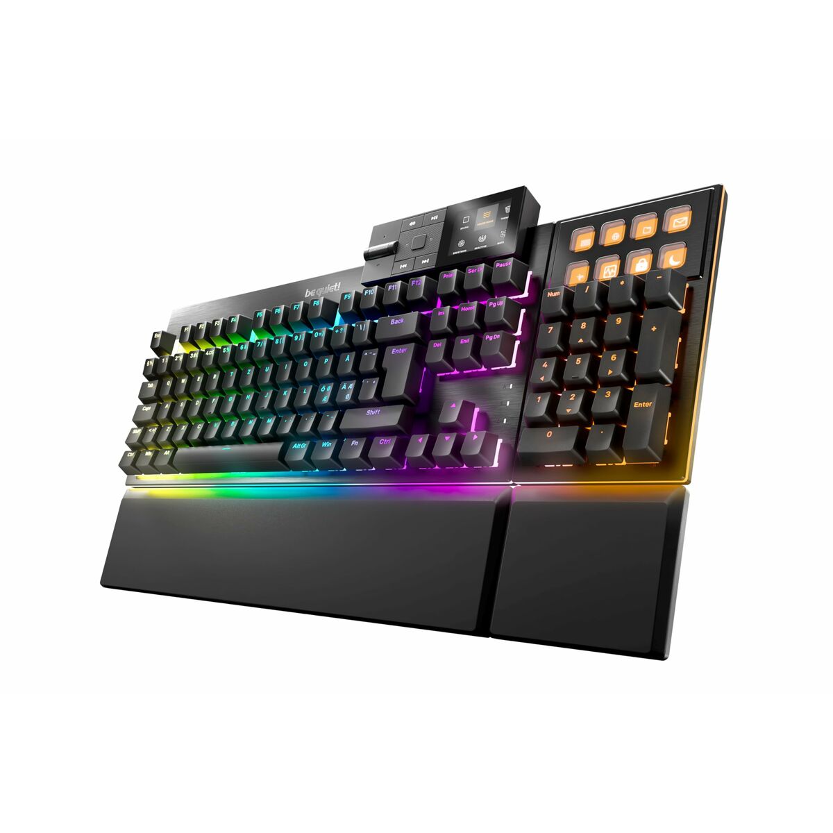 Teclado Be Quiet! BT001US Negro Multicolor QWERTY Qwerty US