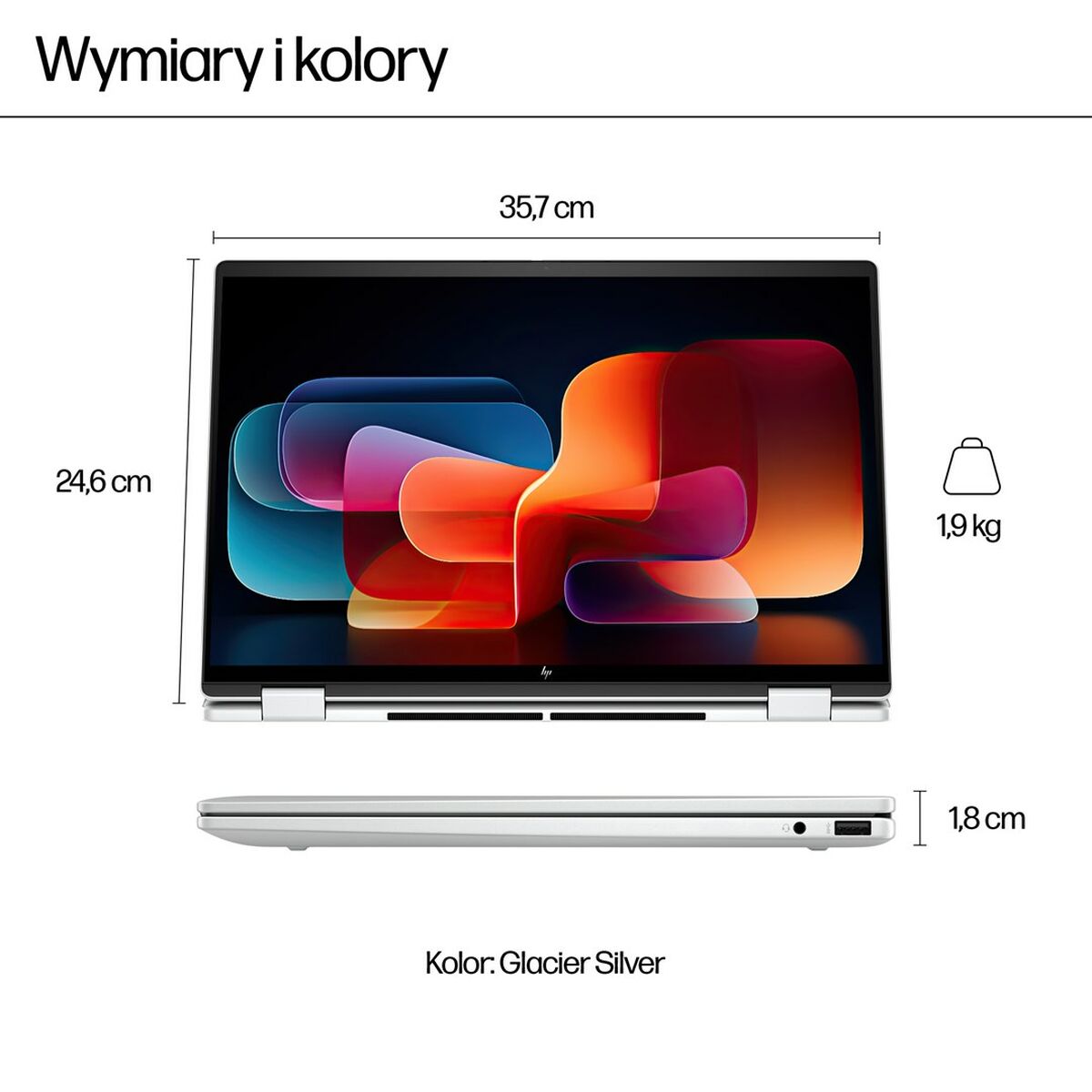 Laptop HP 9S1R5UA 16" Intel Core Ultra 5 125U 16 GB RAM 512 GB SSD (Reacondicionado A+)