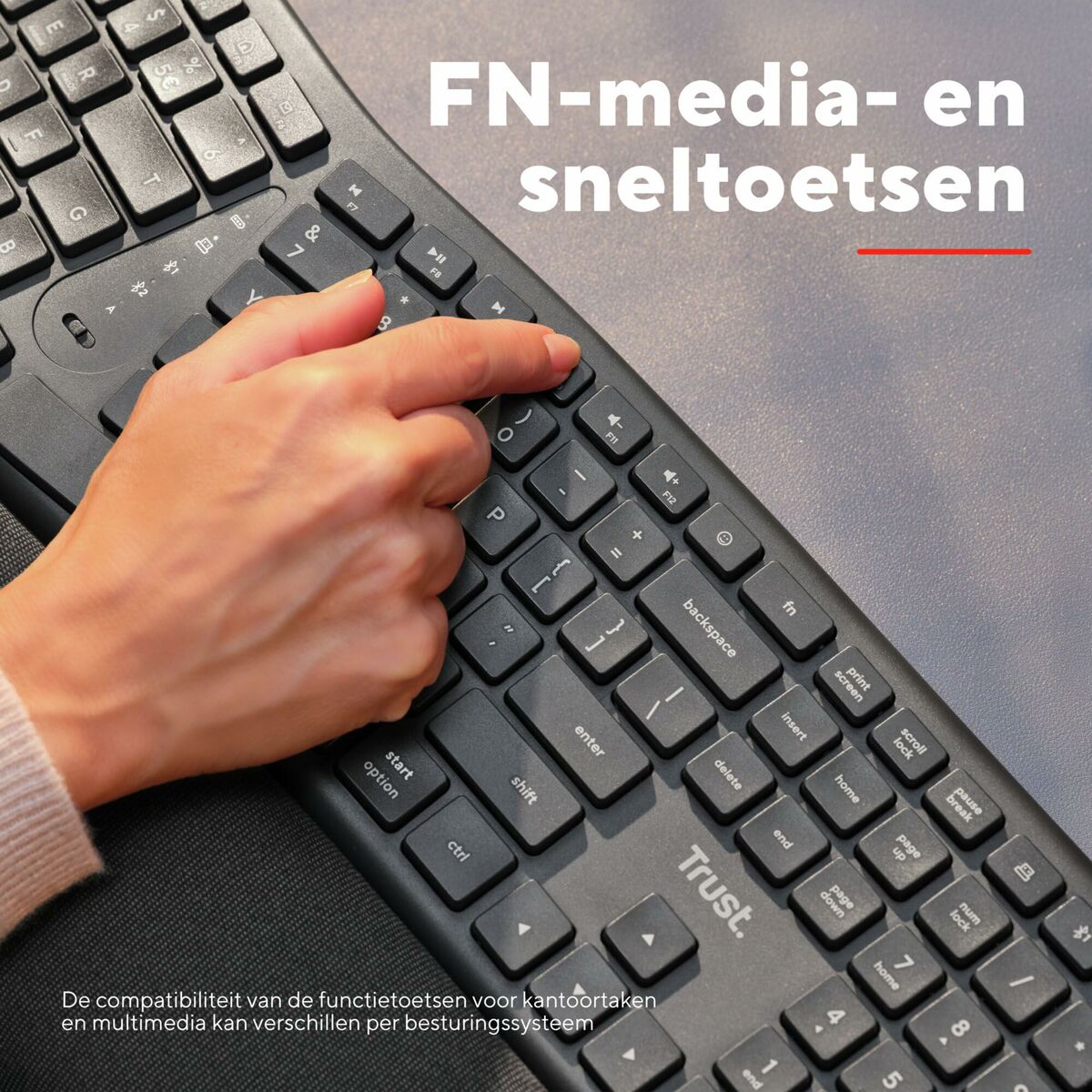 Teclado Trust 25459 Negro QWERTY