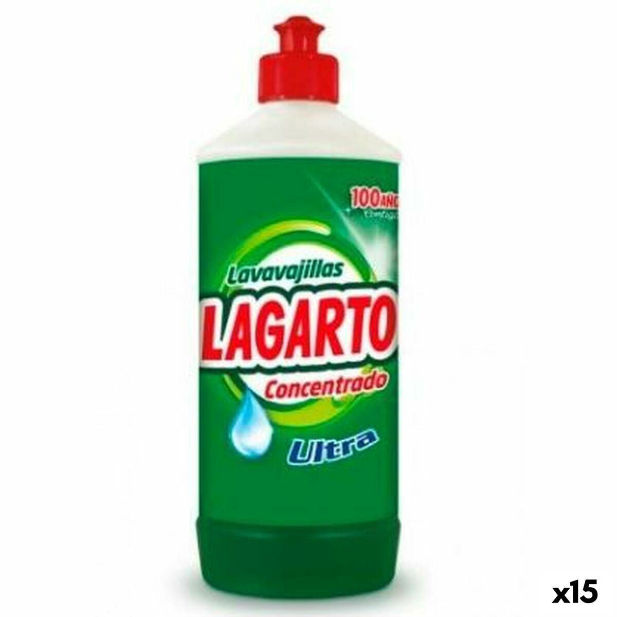 Gel Lavavajillas Lagarto Ultra 750 ml (15 Unidades)