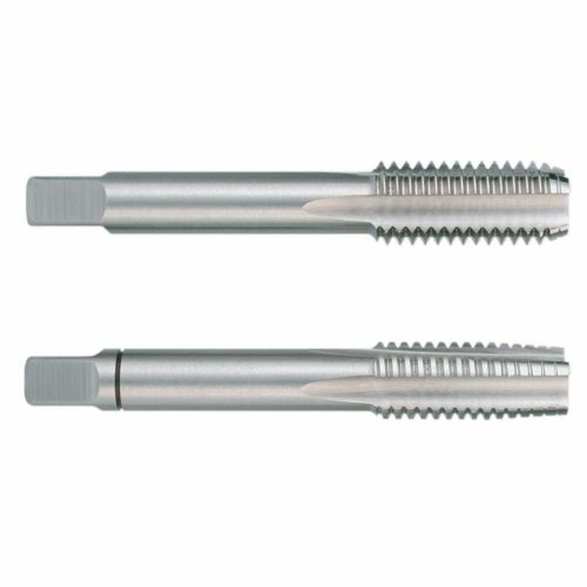 Juego de Machos para roscar a mano RUKO 1/8" Acero de alta velocidad (HSS) 18 mm DIN 5157 2 Unidades (2 Unidades)