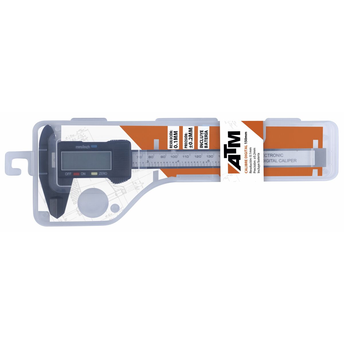 Calibre pie de rey digital ATM 150 mm