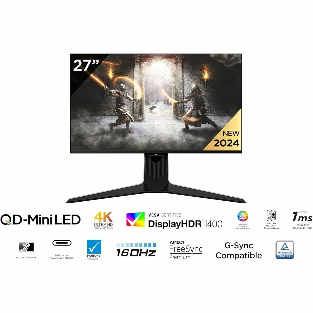 Monitor Gaming TCL 27R83U 4K Ultra HD 27"