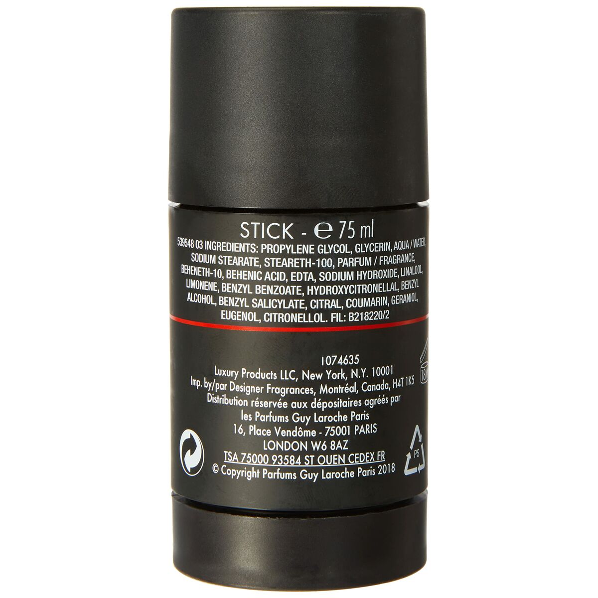Desodorante en Stick Guy Laroche Drakkar Noir 75 ml