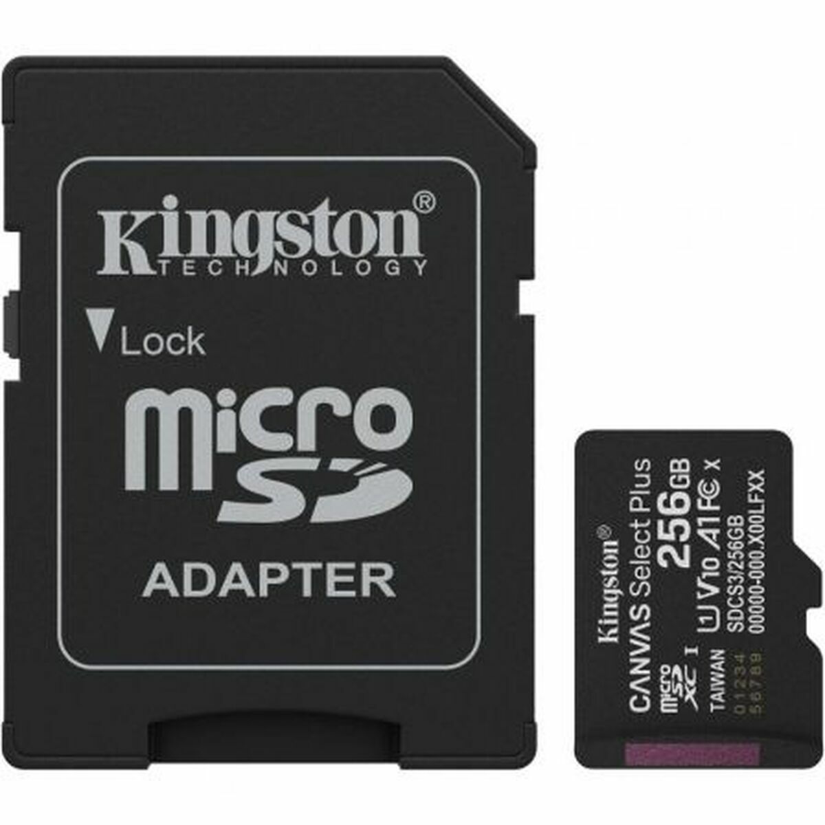 Tarjeta de Memoria Micro SD con Adaptador Kingston SDCS3/256GB