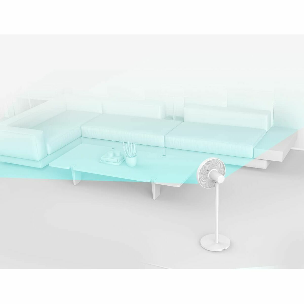 Ventilador de Pie Xiaomi BHR4828GL Blanco 15 W