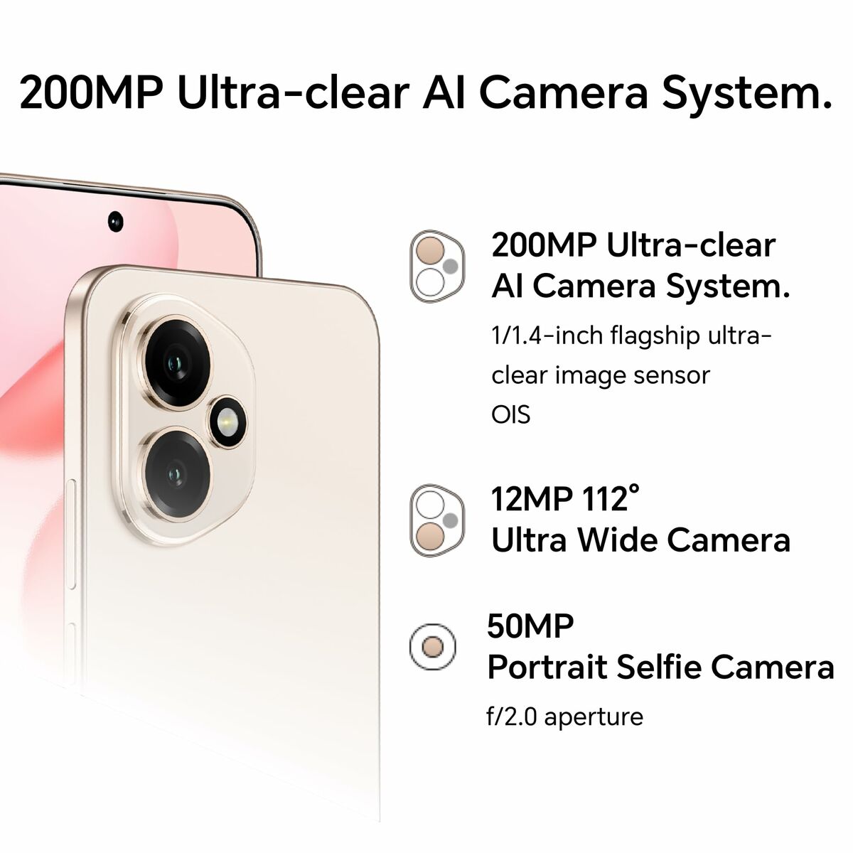 Smartphone Honor 5109BUUQ 6,55" Octa Core 8 GB RAM 256 GB Oro