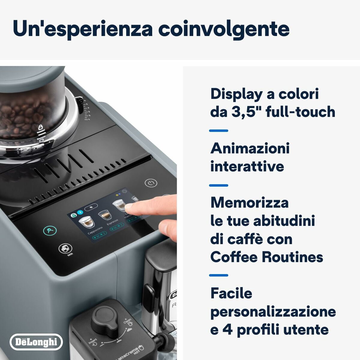 Cafetera Superautomática DeLonghi EXAM 440.55.G 1450 W 1,4 L 6 Tazas 250 g