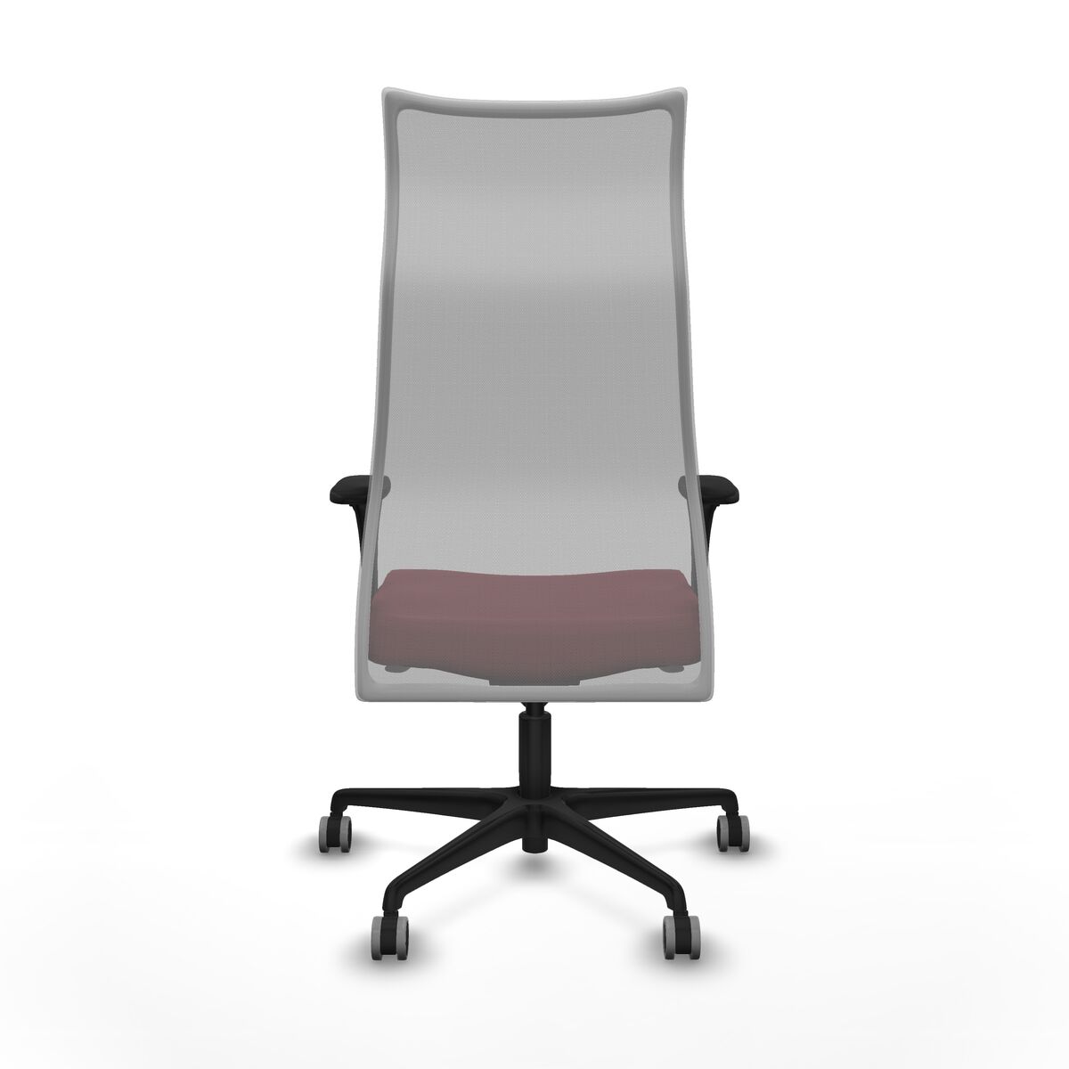 Silla de Oficina Albacete XL Piqueras y Crespo B1C036G Granate