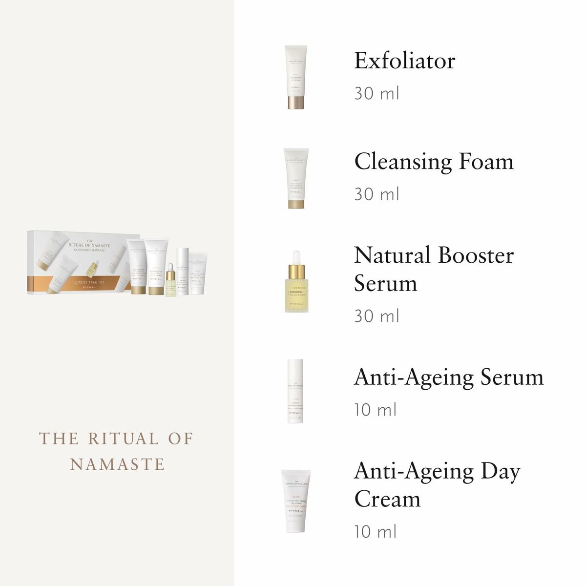 Set de Belleza Rituals THE RITUAL OF NAMASTE 5 Piezas