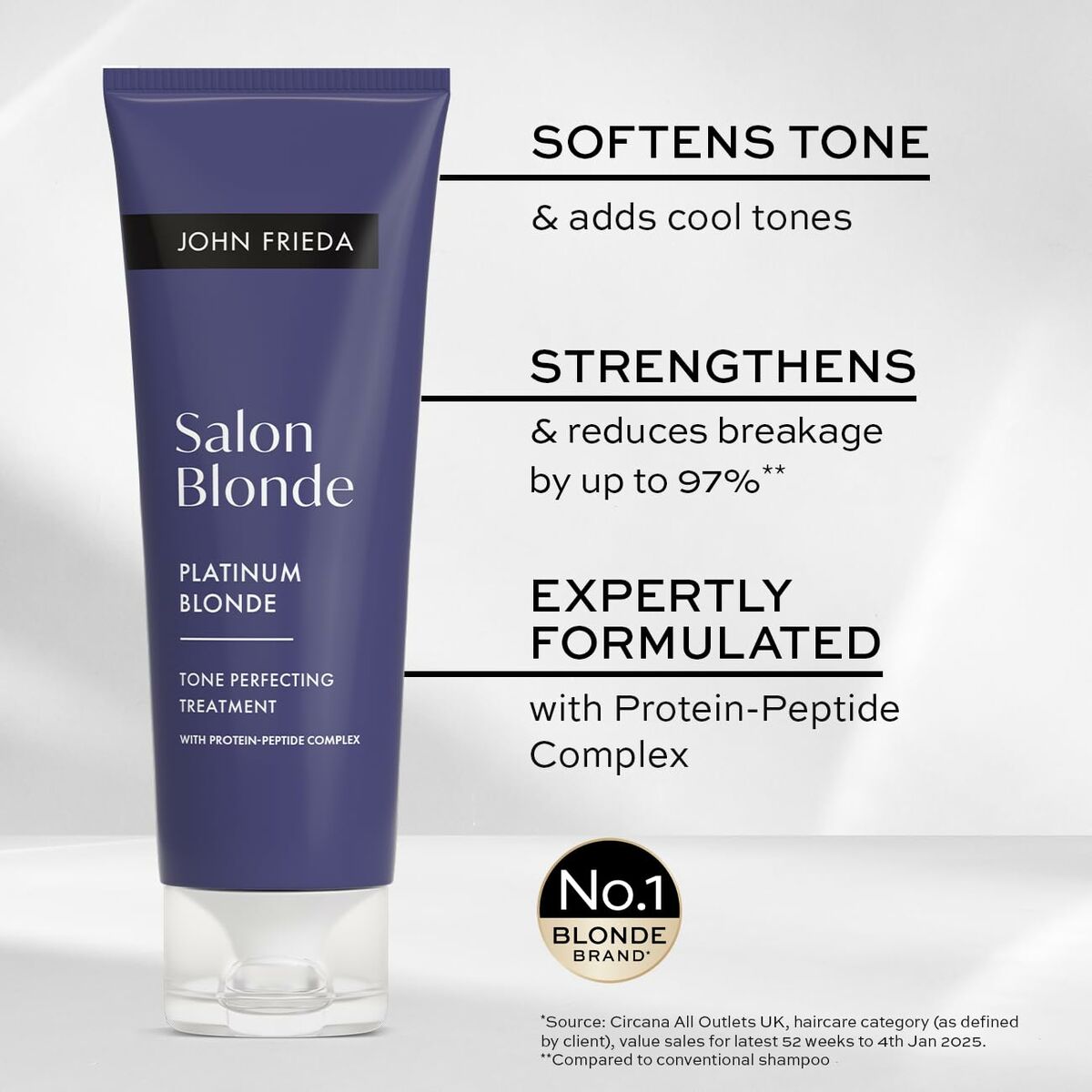 Matizador de Color John Frieda SALON BLONDE 120 ml
