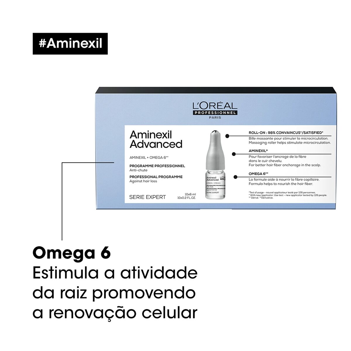 Ampollas Anticaída L'Oreal Professionnel Paris AMINEXIL ADVANCED