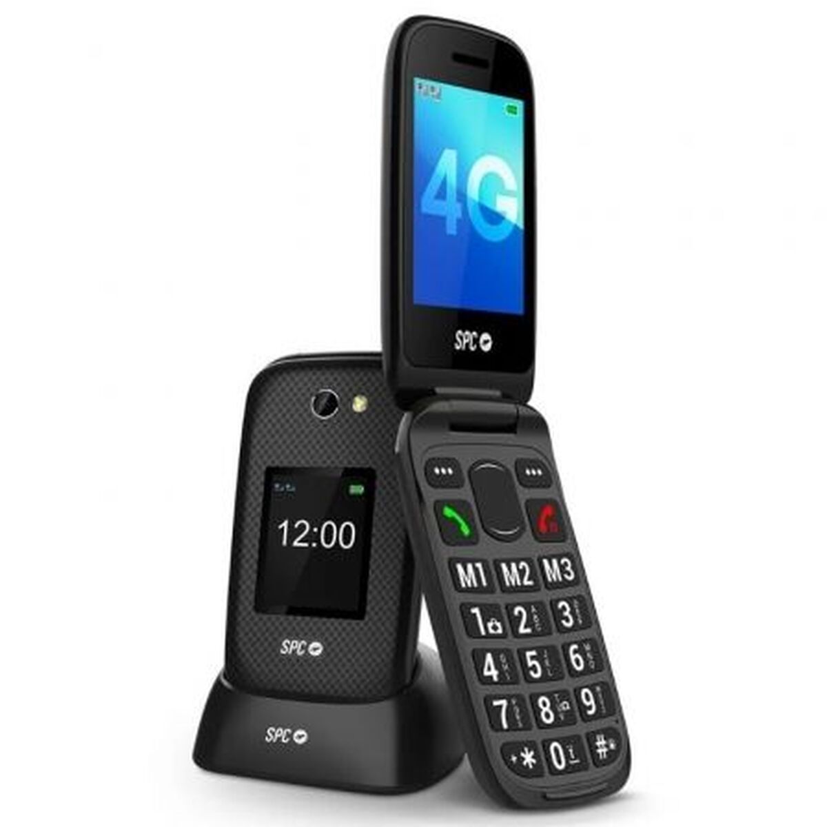 Teléfono Móvil para Mayores SPC 2337N Negro 128 GB 2,8"