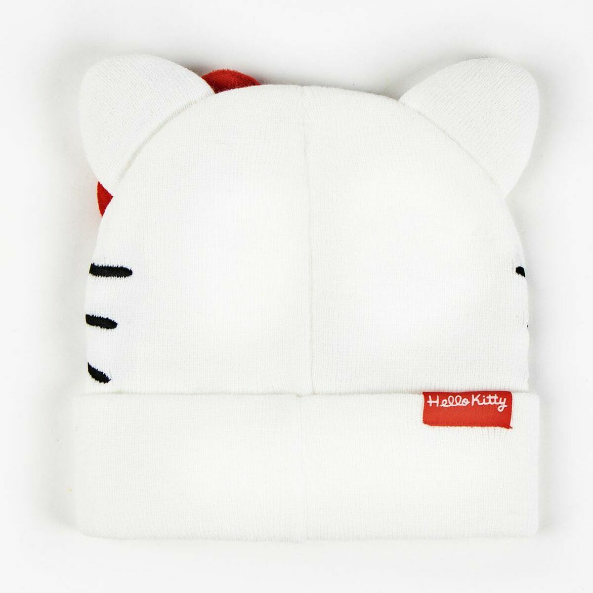 Gorro y Guantes Hello Kitty Blanco 2 Piezas