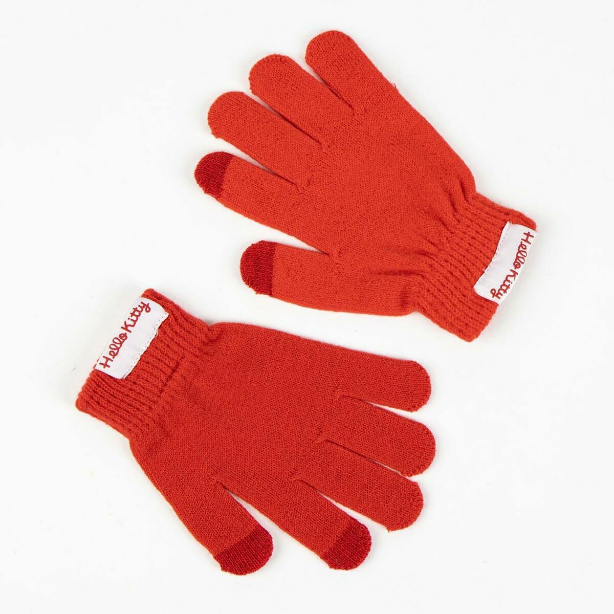 Gorro y Guantes Hello Kitty Blanco 2 Piezas