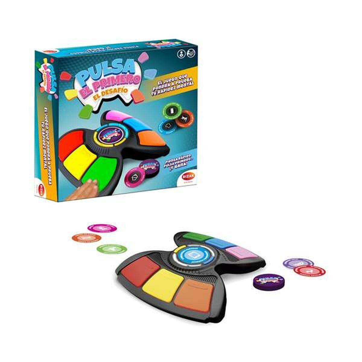 Juego de Mesa Bizak Pulsa El Primero El Desafio