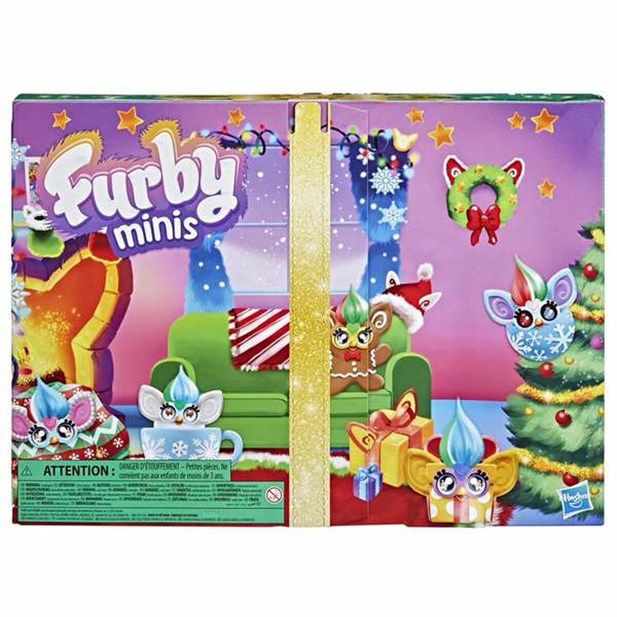Calendario de Adviento Furby Minis Poliéster ABS PoE Multicolor
