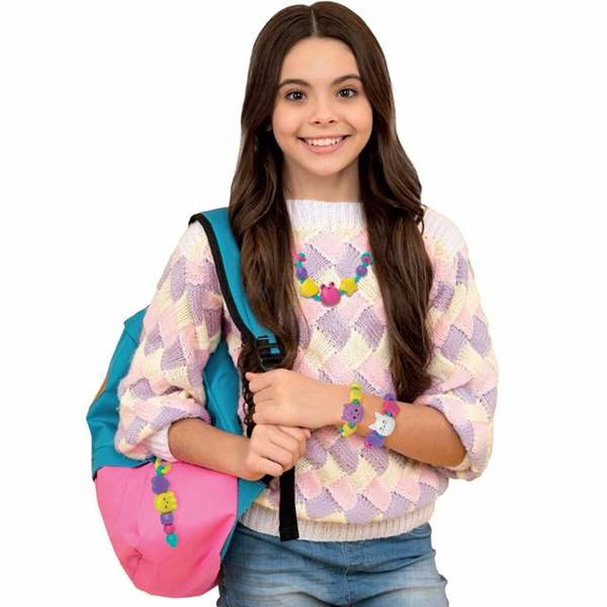 Kit Creación de Pulseras y Collares Bizak Super Squeeze