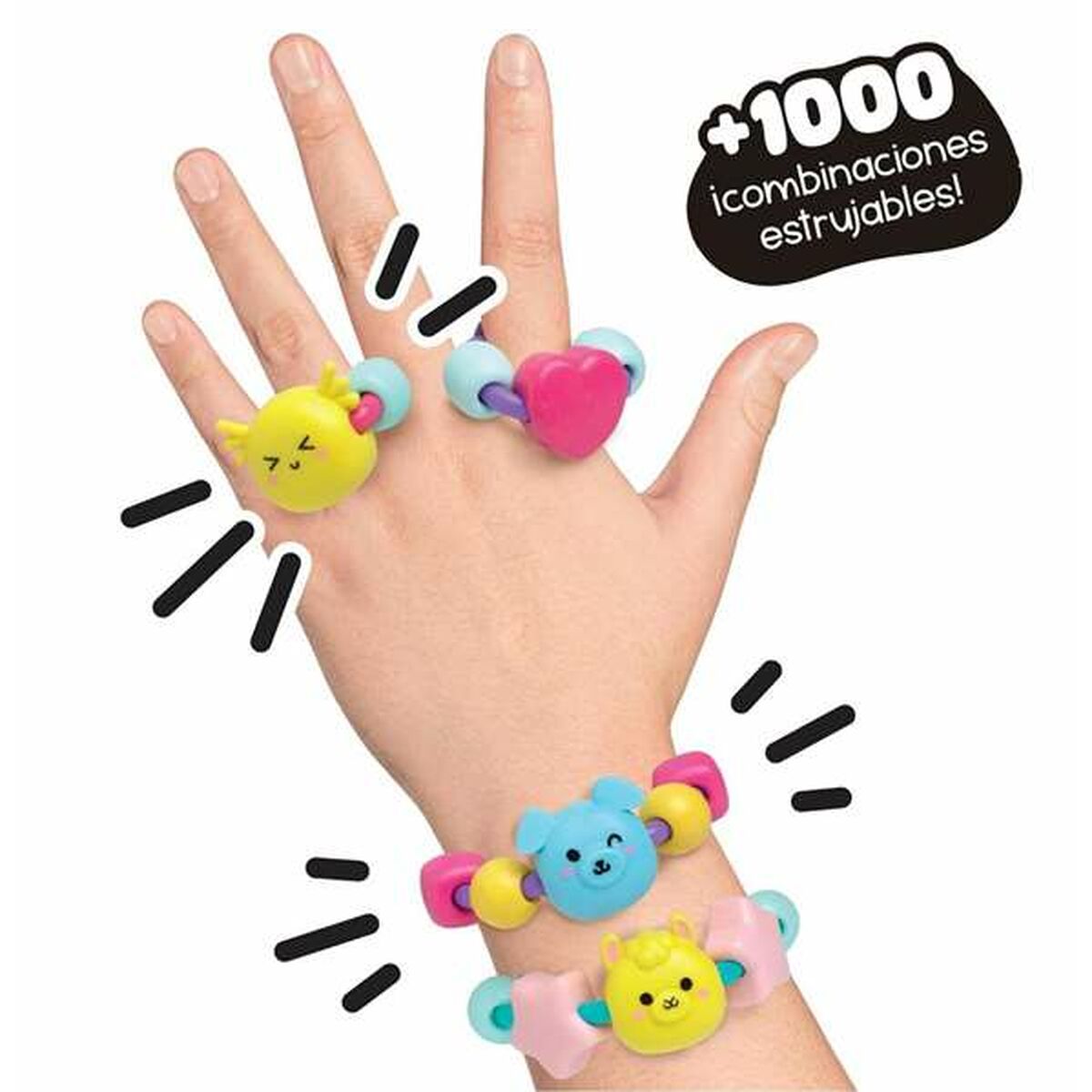 Kit Creación de Pulseras y Collares Bizak Super Squeeze
