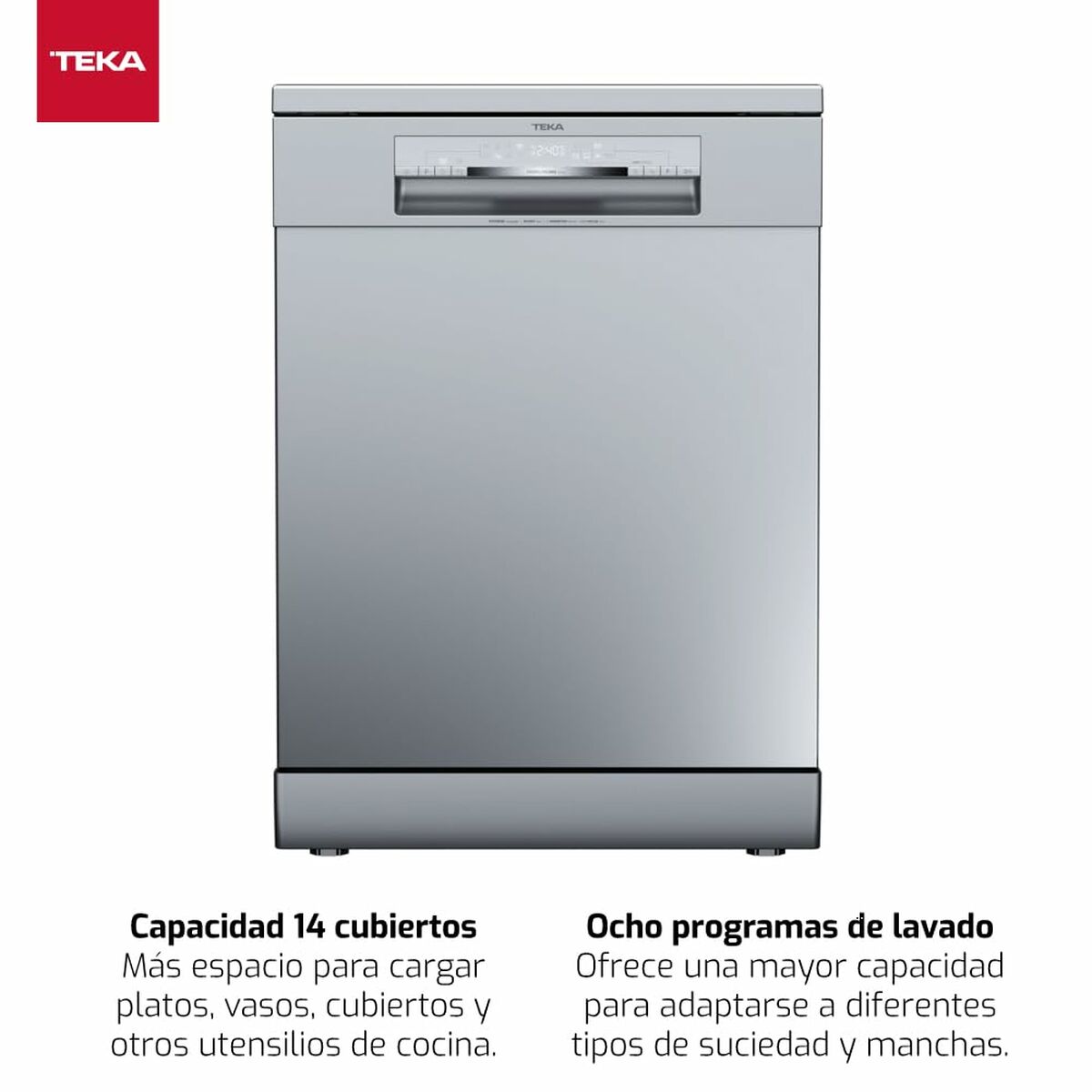 Lavavajillas Teka DFS76850 Acero 60 cm