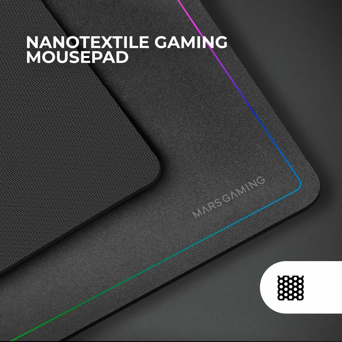 Teclado y Ratón Mars Gaming MCP124PROES Negro Multicolor Qwerty Español