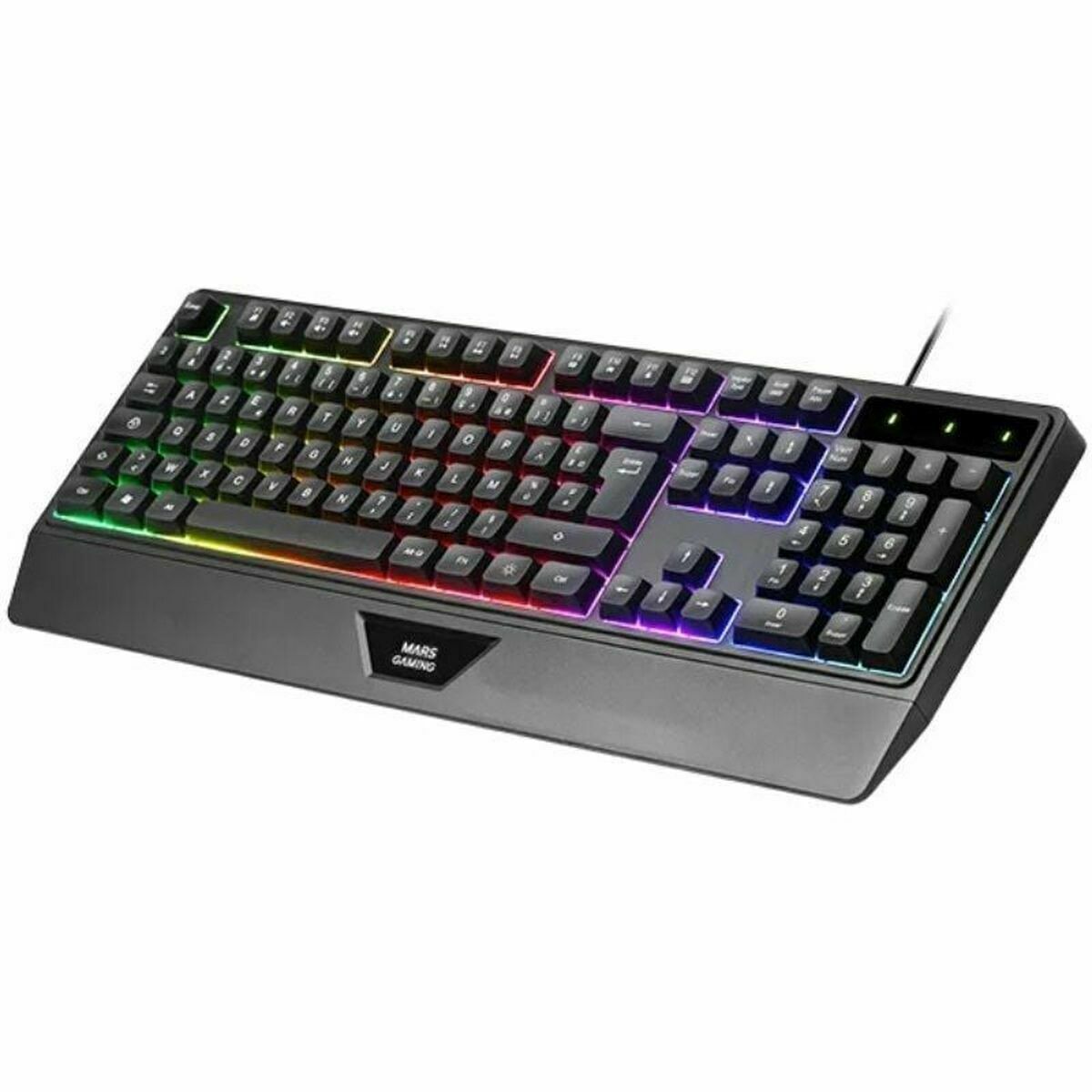 Teclado y Ratón Mars Gaming MCP124PROES Negro Multicolor Qwerty Español
