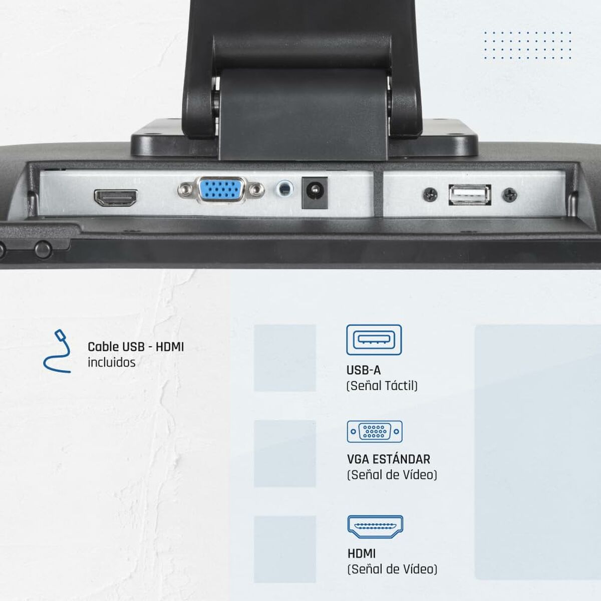 Monitor iggual IGG319864 15" HD+