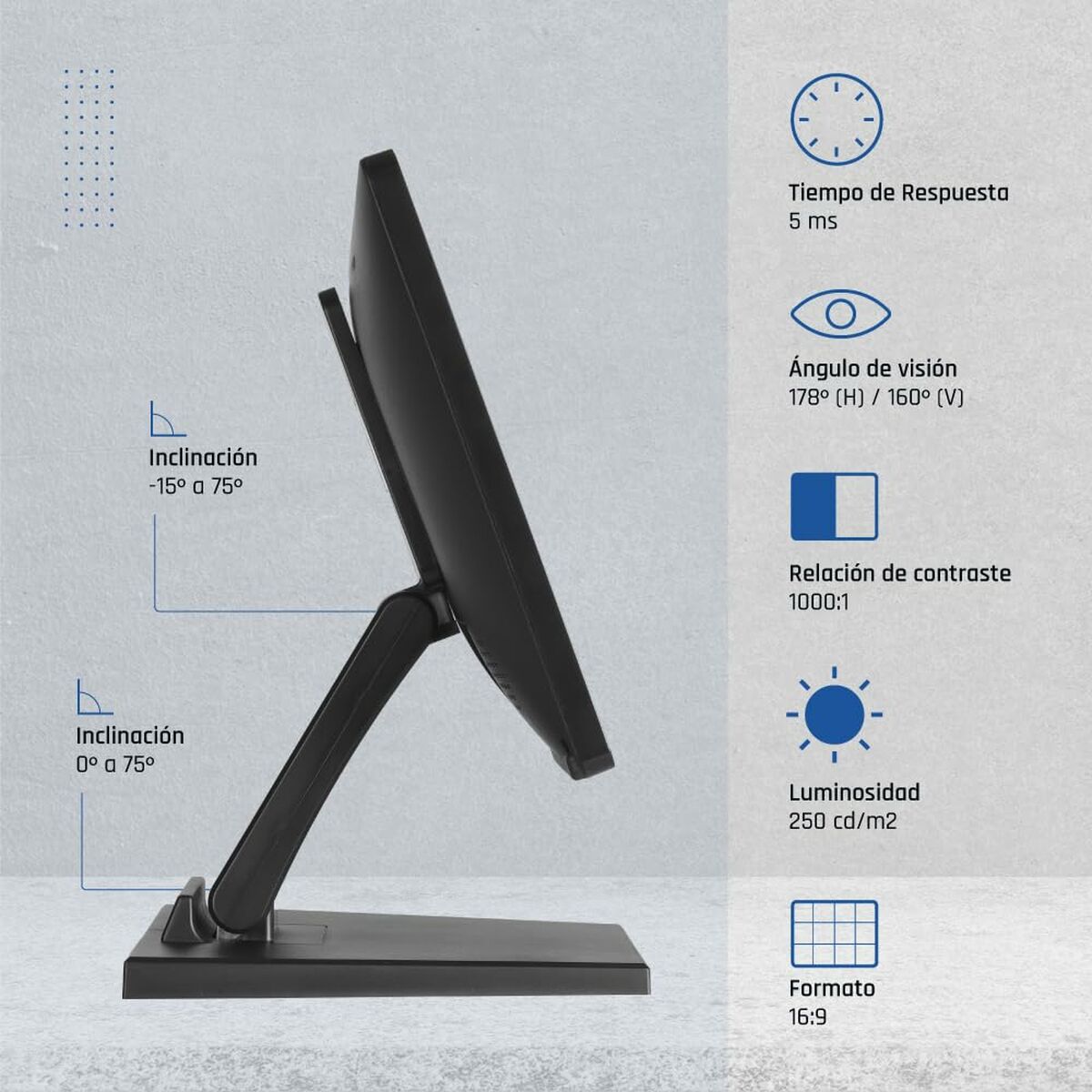 Monitor iggual IGG319864 15" HD+