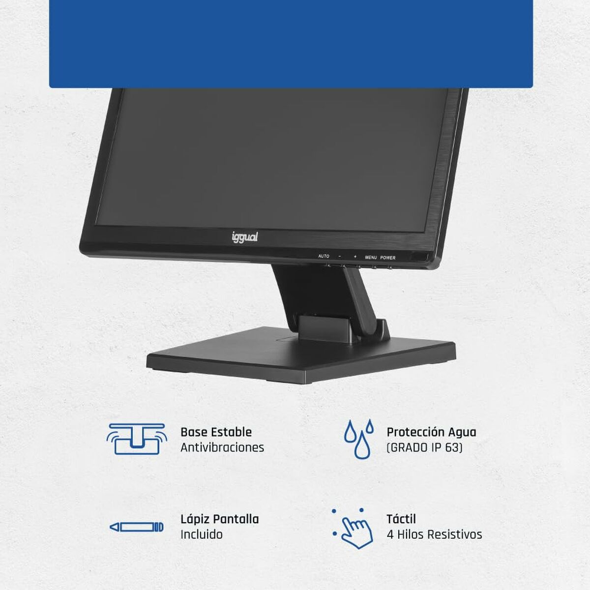Monitor iggual IGG319864 15" HD+