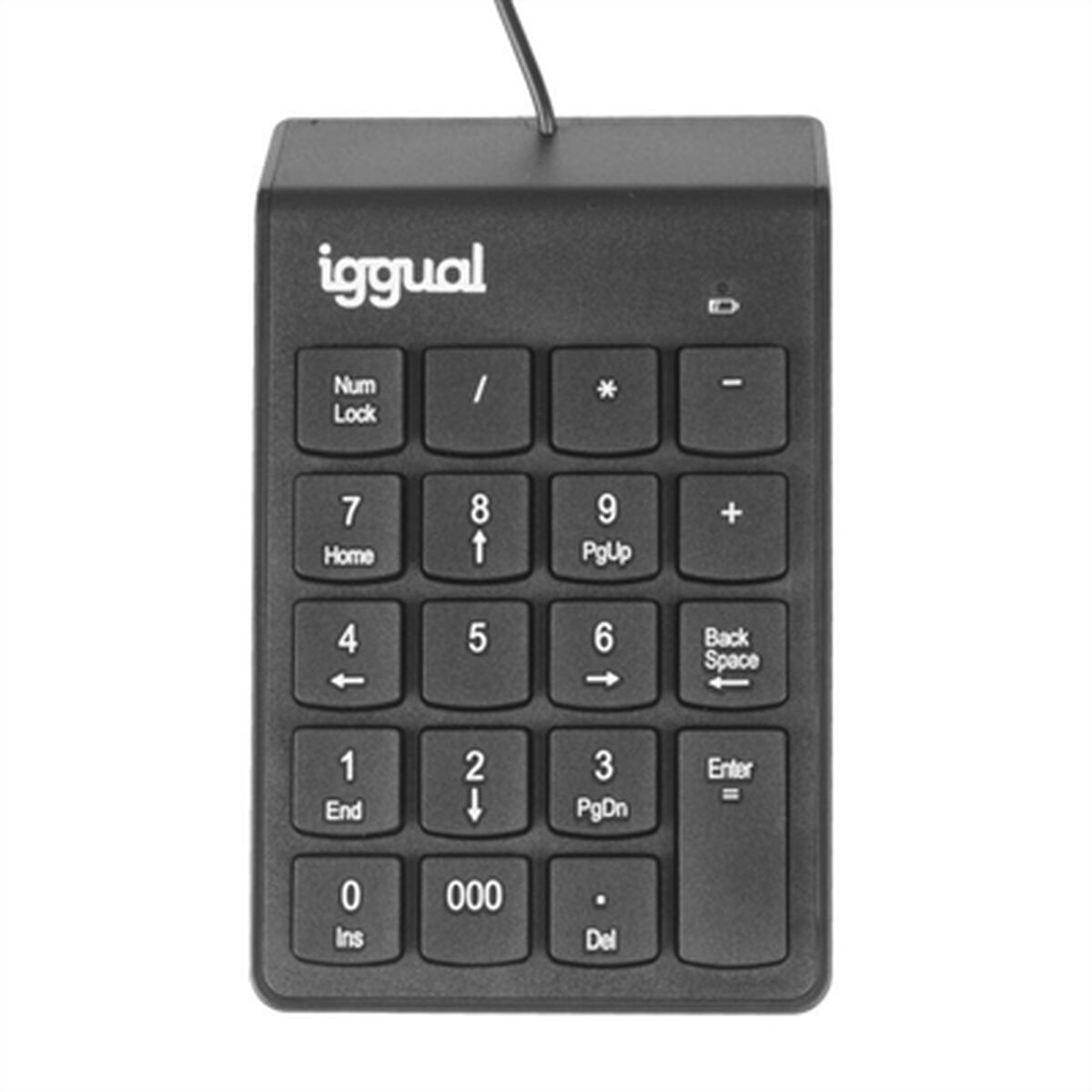 Teclado iggual IGG319956 Negro