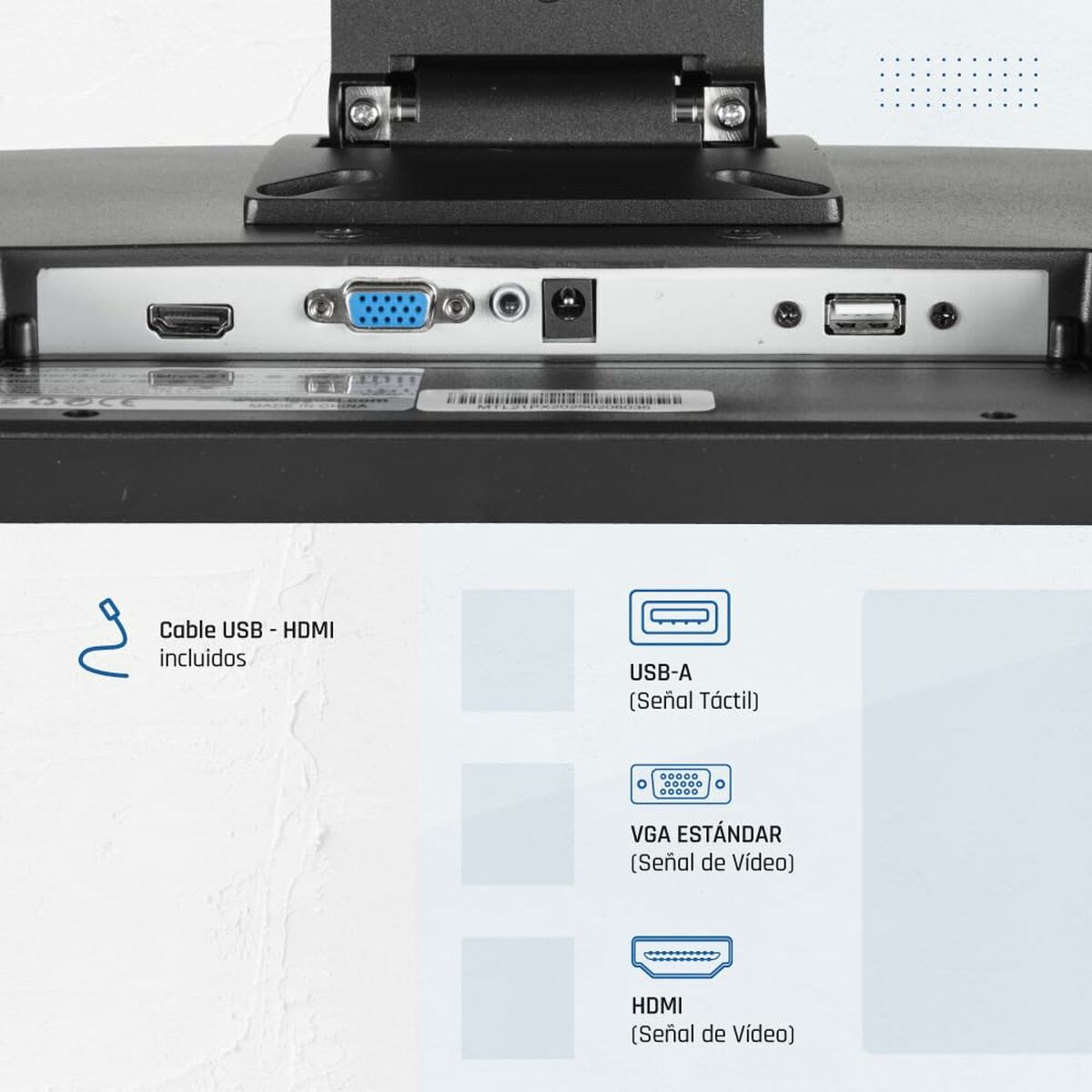 Monitor iggual IGG319833 21,5" Full HD