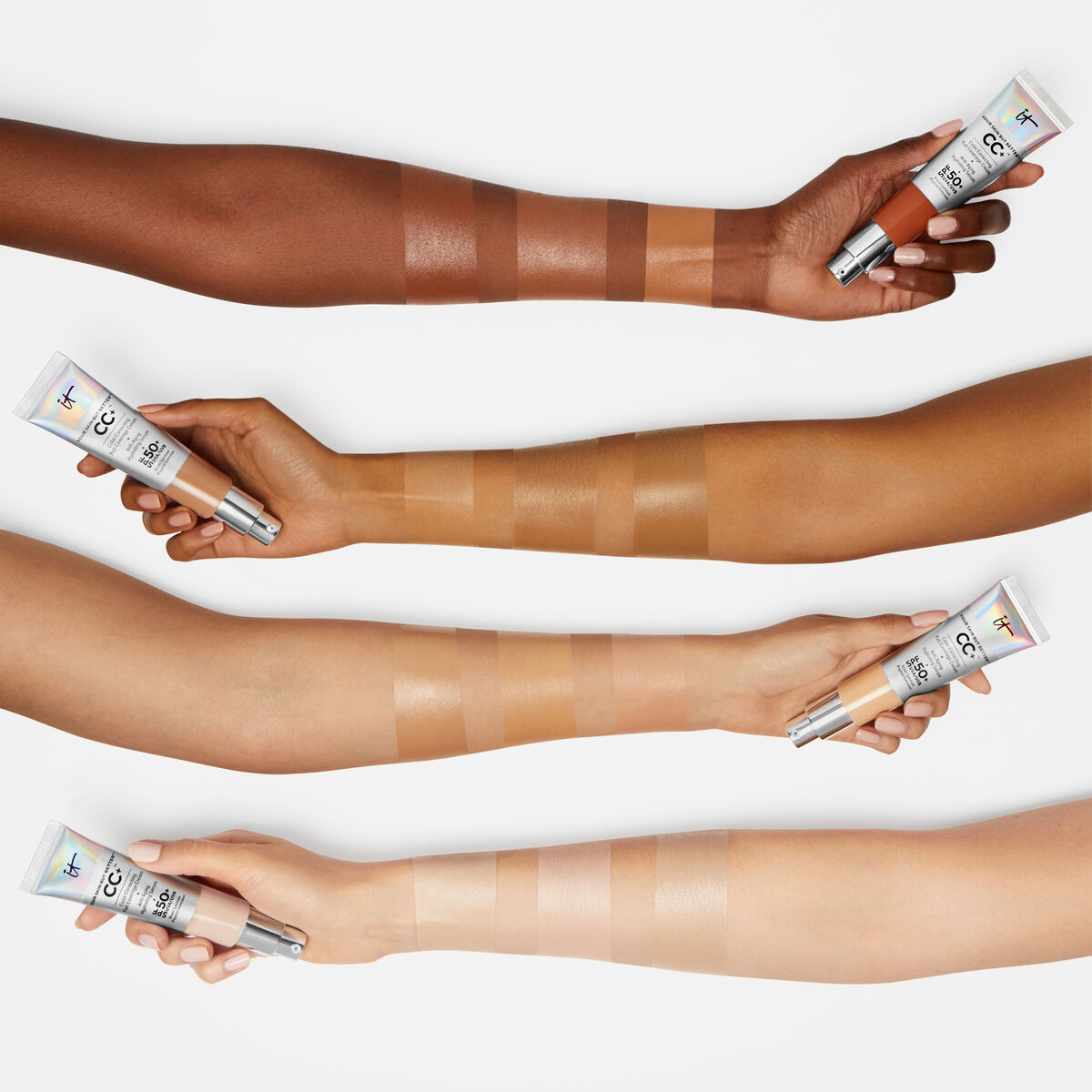 Crema Hidratante CC Cream It Cosmetics Your Skin But Better Beige Light Medium Spf 50