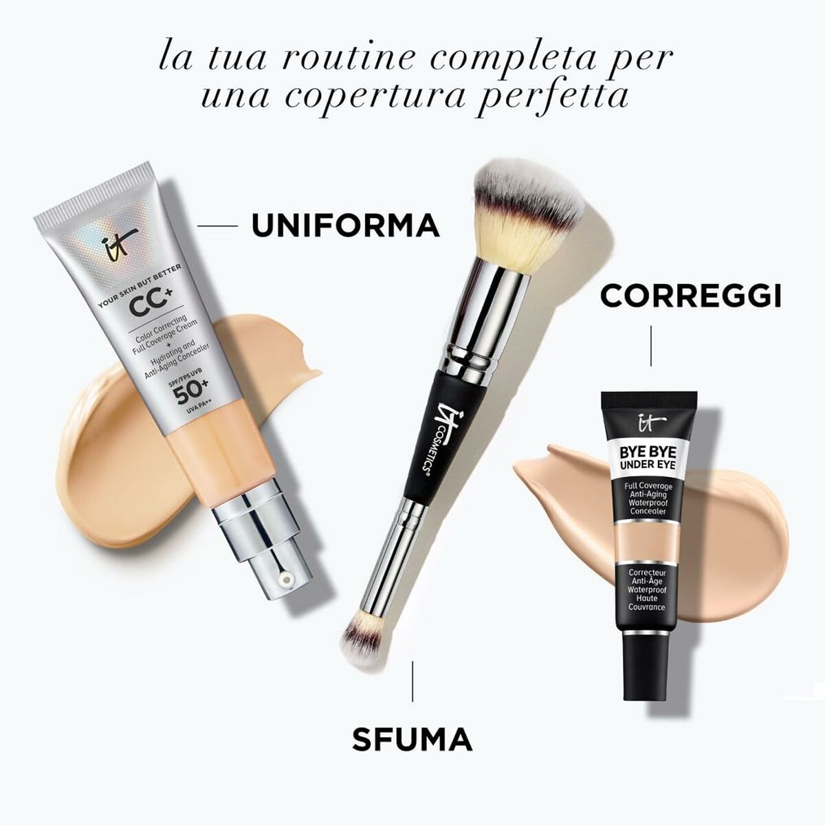 Crema Hidratante CC Cream It Cosmetics Your Skin But Better Beige Light Medium Spf 50