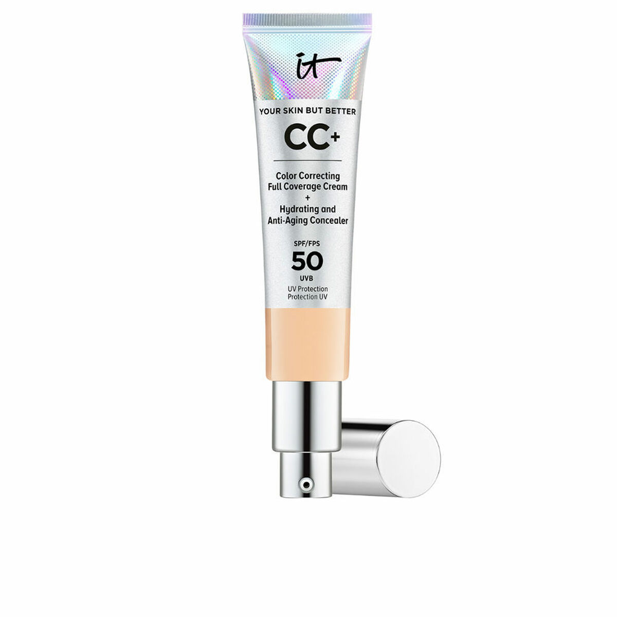 Crema Hidratante CC Cream It Cosmetics Your Skin But Better Beige Light Medium Spf 50