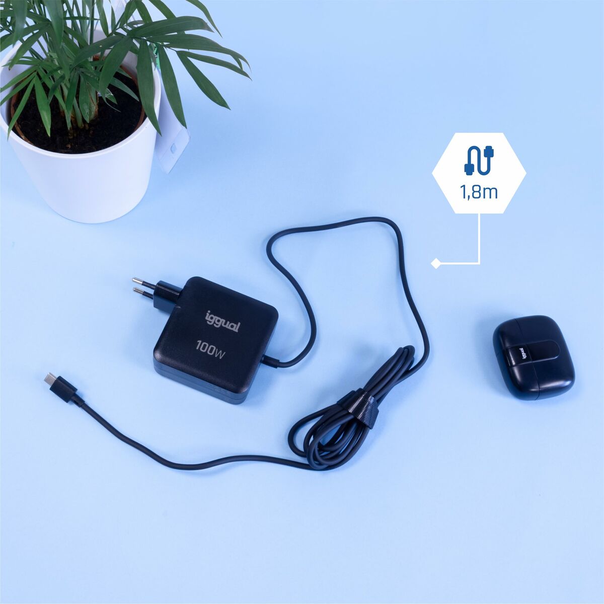 Cargador para Portátil iggual IGG319918 100 W