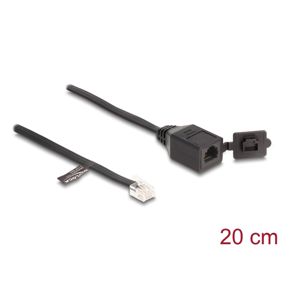Cable USB DELOCK 88009 Negro 20 cm (1 unidad)