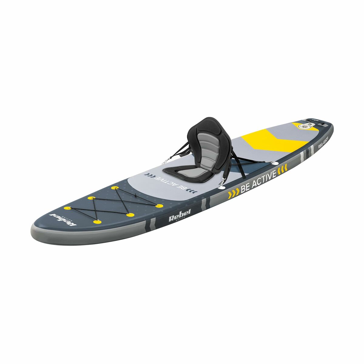 Tabla de Paddle Surf Hinchable con Accesorios Rebel RBA-4501 Gris