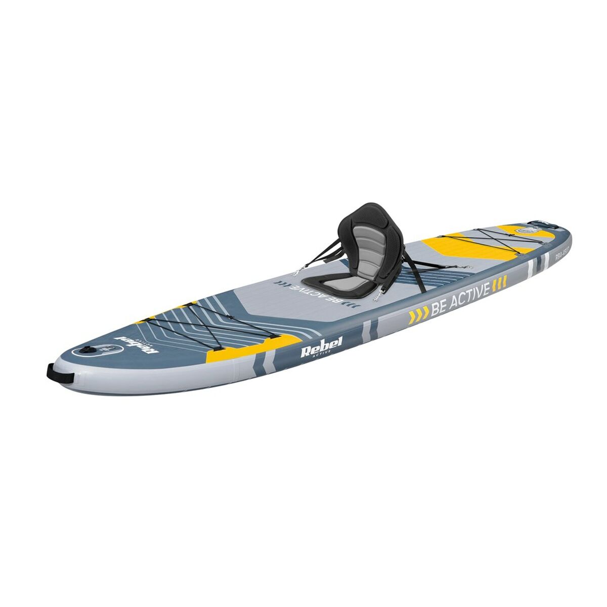 Tabla de Paddle Surf Hinchable con Accesorios Rebel RBA-4501 Gris