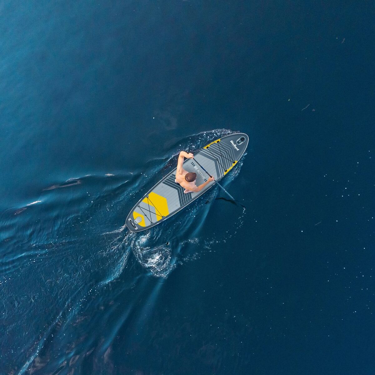 Tabla de Paddle Surf Hinchable con Accesorios Rebel RBA-4501 Gris