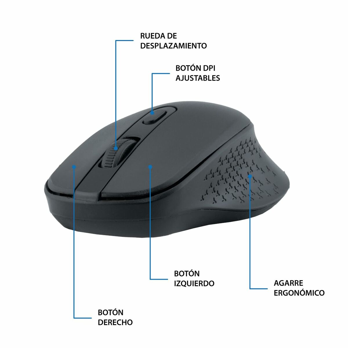 Teclado y Ratón CoolBox COO-KTR-03W