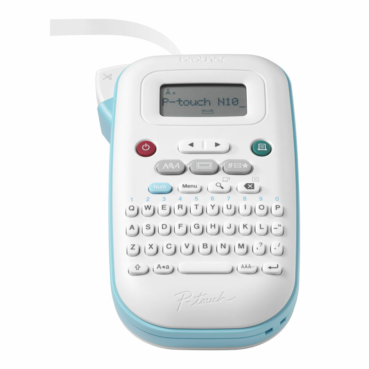 Cargador + Pilas Recargables Brother PT-N10 PORTABLE MODEL Monocromo